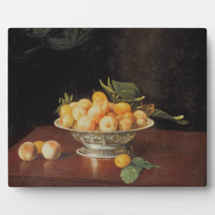 T32176 Stilleven van perziken, c.1700 Fotoplaat
