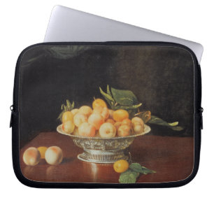 T32176 Stilleven van perziken, c.1700 Laptop Sleeve