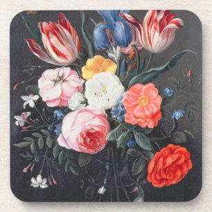 T32511 Stilleven van bloemen in een Vase, 1661 (zi Drankjes Onderzetter