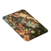 T32714 Two Putti Support a Flower Garland Magneet (Rechterzijde)