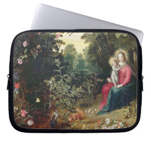 T32789 De Madonna en het Kind in een Landschap (pa Laptop Sleeve