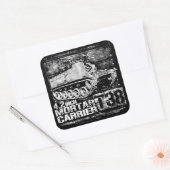 T38 4,2 inch morteldrager vierkante sticker (Envelop)