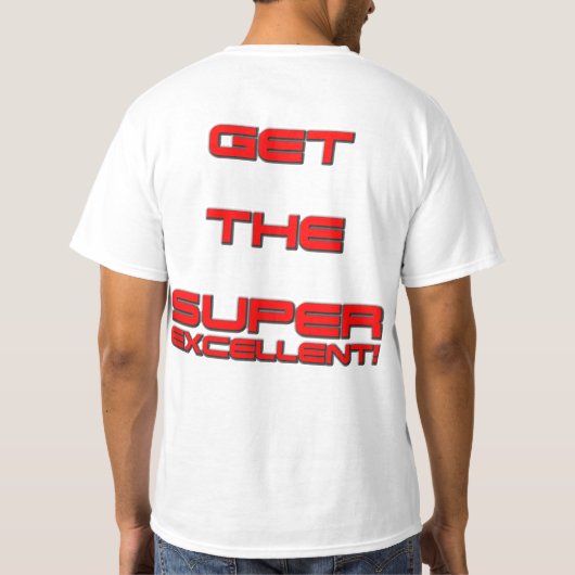 T3RMIN4TOR2 Dubbelzijdig krijg de super Uitstekend T-shirt (Achterkant)