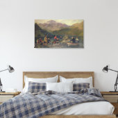 T7833 Gevist in Haweswater Canvas Afdruk (Insitu (Slaapkamer))