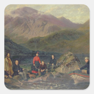 T7833 Gevist in Haweswater Vierkante Sticker