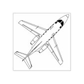 T-1 Jayhawk Training Jet Line Tekening Inktstempel Rubberstempel (Afrduk)