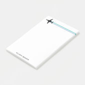 T-1 Jayhawk Training Jet Striped Custom Notepad Post-it® Notes (Schuin)