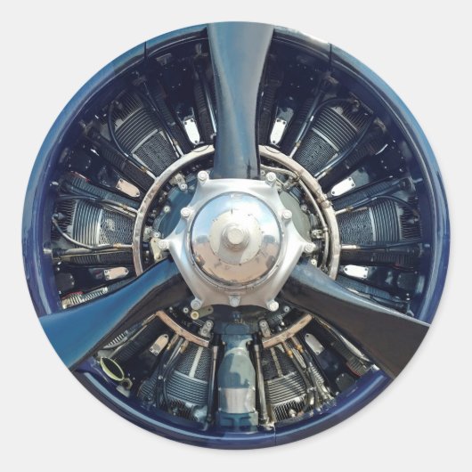 T-28 Troje Ronde Sticker (Voorkant)