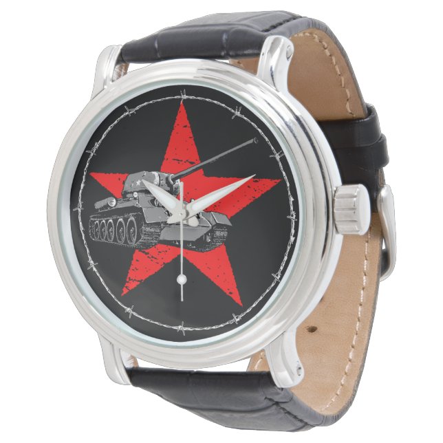 T-34-85 Sovjet-middeltank Horloge (Gekanteld)