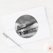 T-38 Talon Ronde Sticker (Envelop)