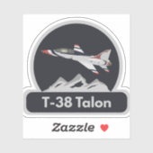 T-38 Vliegtuig Talon Jet Trainer Sticker (Vel)
