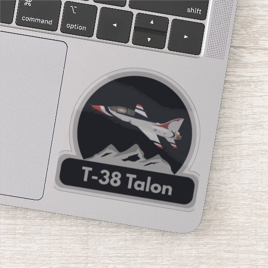 T-38 Vliegtuig Talon Jet Trainer Sticker (Detail)