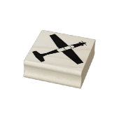 T-6 Texaan 2 Top Uitzicht Silhouet Stempel (Stempel)