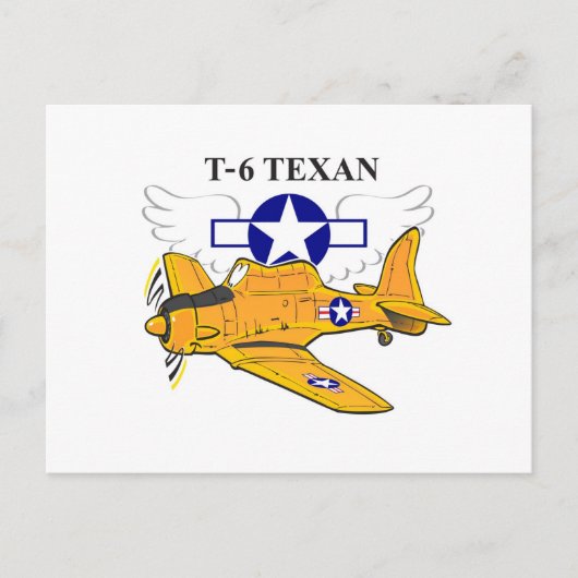 T-6 Texan Briefkaart (Voorkant)