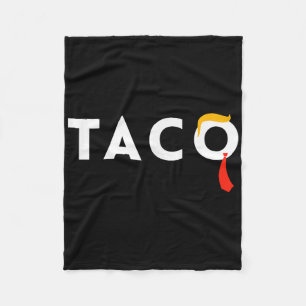 T.a.c.o Trump Ontkent Altijd Kippen Taco Fleece Deken