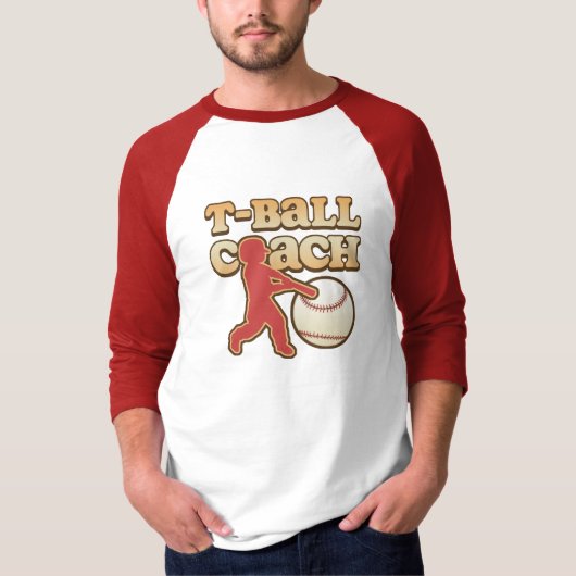 T-Ball-coach T-Shirt (Voorkant)