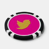 T BIRD DESIGN POKER CHIPS (Enkel)