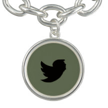 T BIRD - GROENE BEDELARMBAND