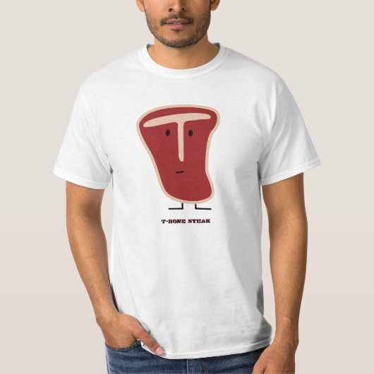 T-Bone Steak Value-shirt T-shirt (Voorkant)