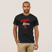 T Bone T-Bone RED MARK DESIGN T-Shirt NICKNAME (Voorkant volledig)