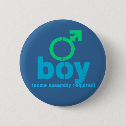 T-Boy Assembly Buttonnen Ronde Button 5,7 Cm (Voorkant)