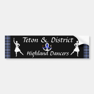 T&D Highland Dancers Bumpersticker