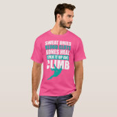 t Dries Blood Clogs Bones Heal Rock Climbing T-shirt (Voorkant volledig)