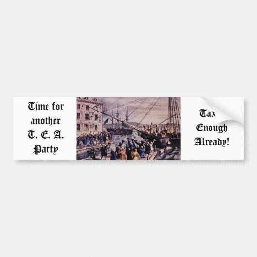 T.E.A. Bumpersticker (Voorkant)