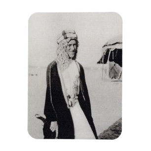 T. E. Lawrence in Arab Dress (foto) Magneet