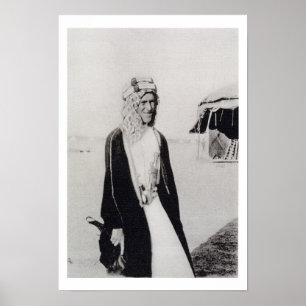 T. E. Lawrence in Arab Dress (foto) Poster