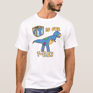 T est pour le T-shirt d'enfant en bas âge de T-Re