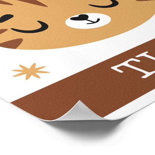 T est pour Tigre, Nurserie, Chambre, Décoration Mu (Coin)