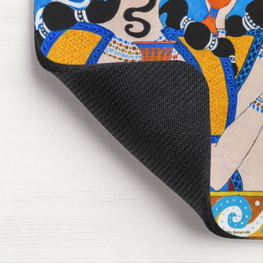 "T.G.I.B.C."  Minoan Fresco Muismat (Hoek)