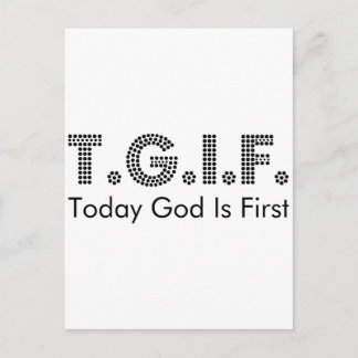 T.G.I.F. BRIEFKAART