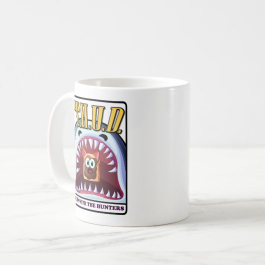 T.H.U.D. Hunter Mug (Devant gauche)