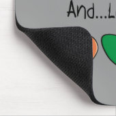 T-Hemden en cadeautjes: "Gepensioneerd en leuk" Muismat (Hoek)