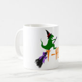 T-hex T-rex grappig spooky halloween mok design (Voorkant links)