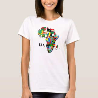 T.I.A. Kaartontwerp T-shirt