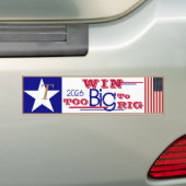 T is for Trump Big Win Bumpersticker (Op auto)