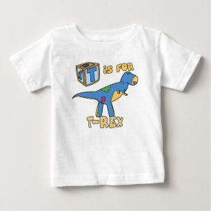 T is voor T-Rex Baby T-Shirt