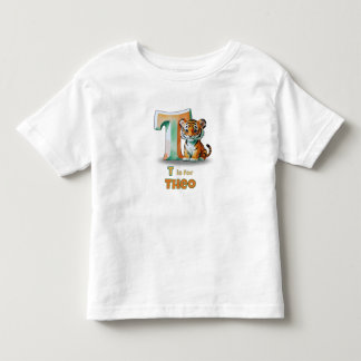 T is voor Theo - Gepersonaliseerd T-shirt voor Peu