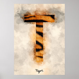 T is voor tijger poster