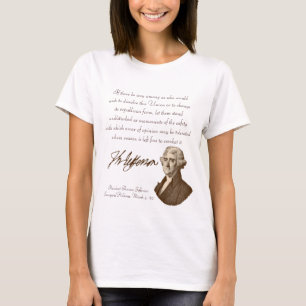 T. Jefferson : Opinion et raison - T-shirt #4
