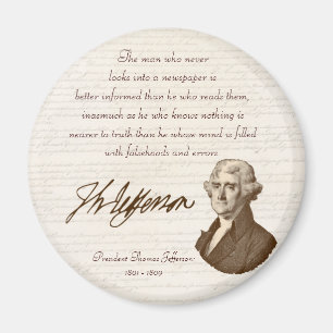 T. Jefferson : Vérité et journaux - aimant #2