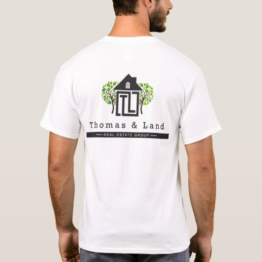 T & L Logo-T-shirt T-shirt (Achterkant)