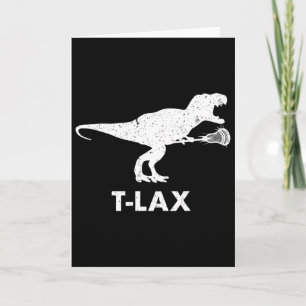 T-lax Dinosaur. Cool Dino Lax Speler Lacrosse Kaart