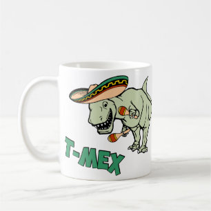 T-Mex T-Rex Mexican Tyrannosaurus Dinosaur Koffiemok