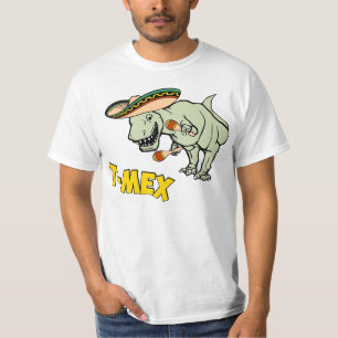 T-Mex T-Rex Mexican Tyrannosaurus Dinosaur T-shirt