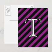 T Monogram Briefkaart (Voorkant / Achterkant)