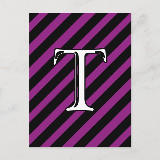T Monogram Briefkaart (Voorkant)